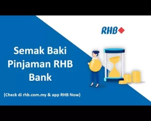 Semak Baki Pinjaman Peribadi dan Kereta RHB Bank