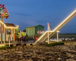 Villa Chee Sekinchan Night View - Hotel, Container Homestay, Instagrammable Spots | 适耕庄稻田酒店民宿 打卡景点