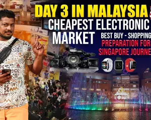 Malaysia Day 3 | Kuala Lumpur | Shop Technology, Twin Towers & the Magical KLCC Fountain Show! 💻🌆